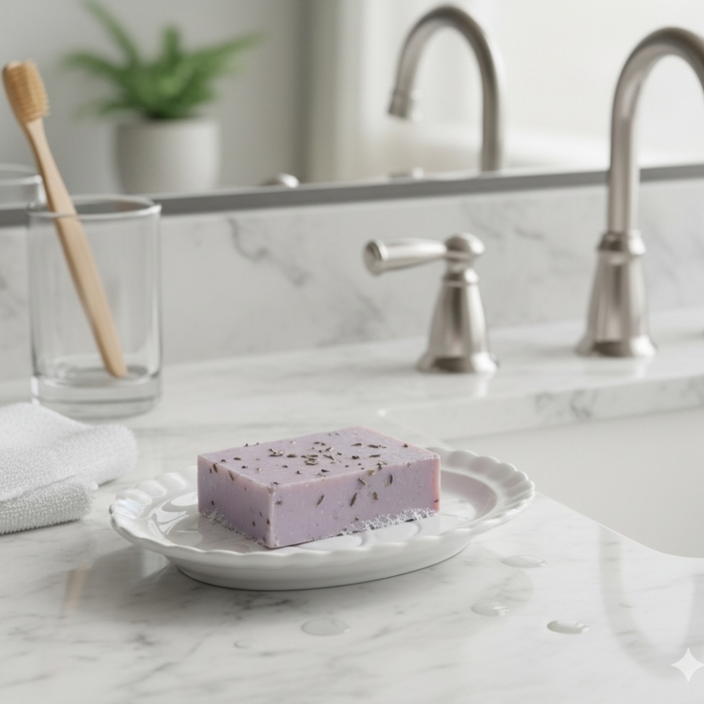 Pottery Barn oval ceramic soap dish